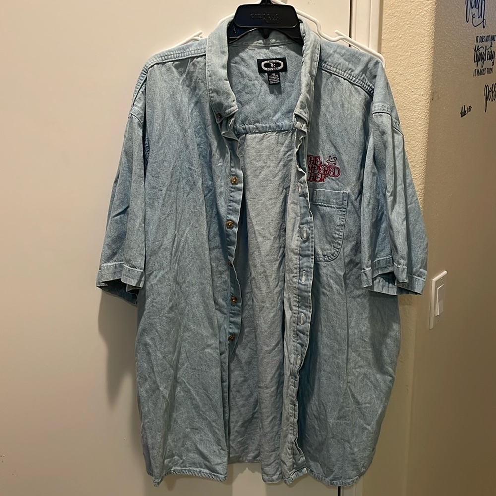 3x pamper chef button up shirt